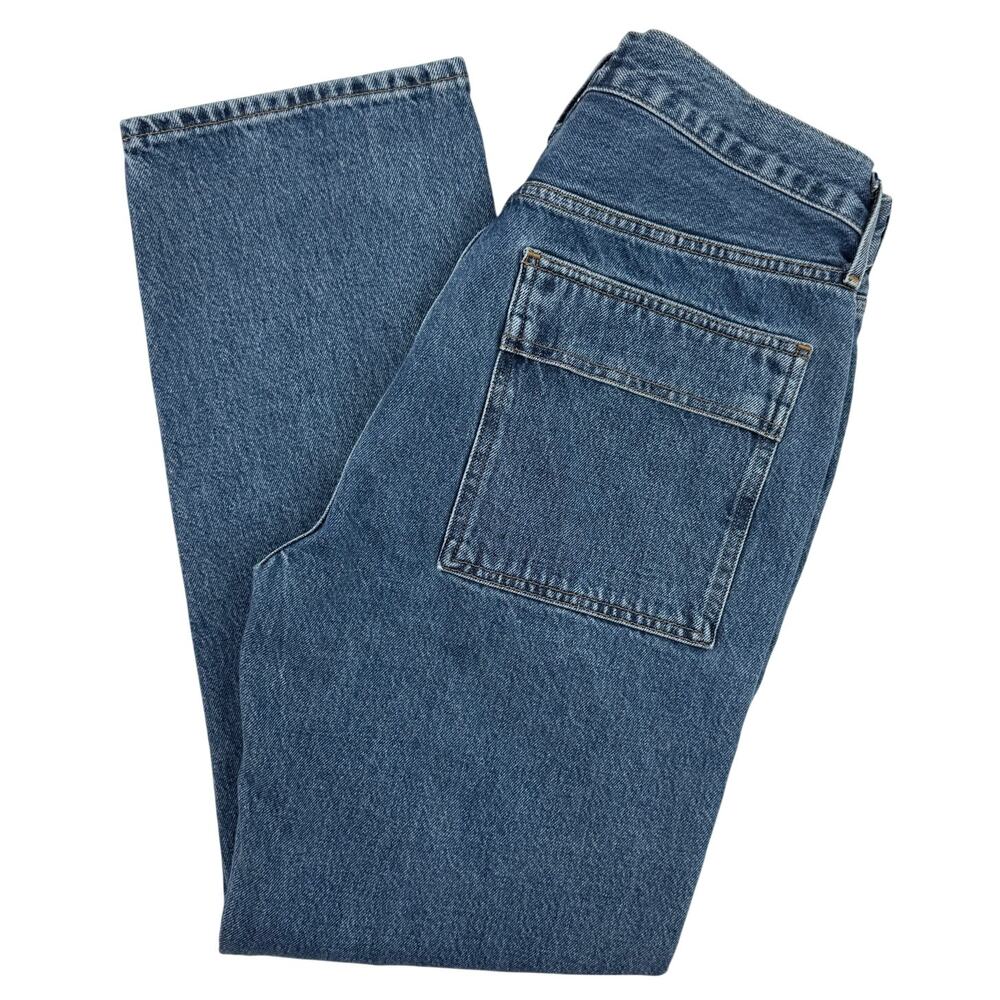AGOLDE Cooper Cargo Jeans Regenerative Cotton Straight Leg Size 29 Denim Utility